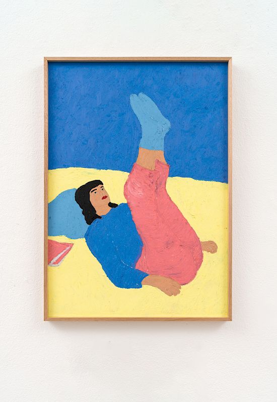 Beine, Ölpastell auf Papier, 62 x 44 cm