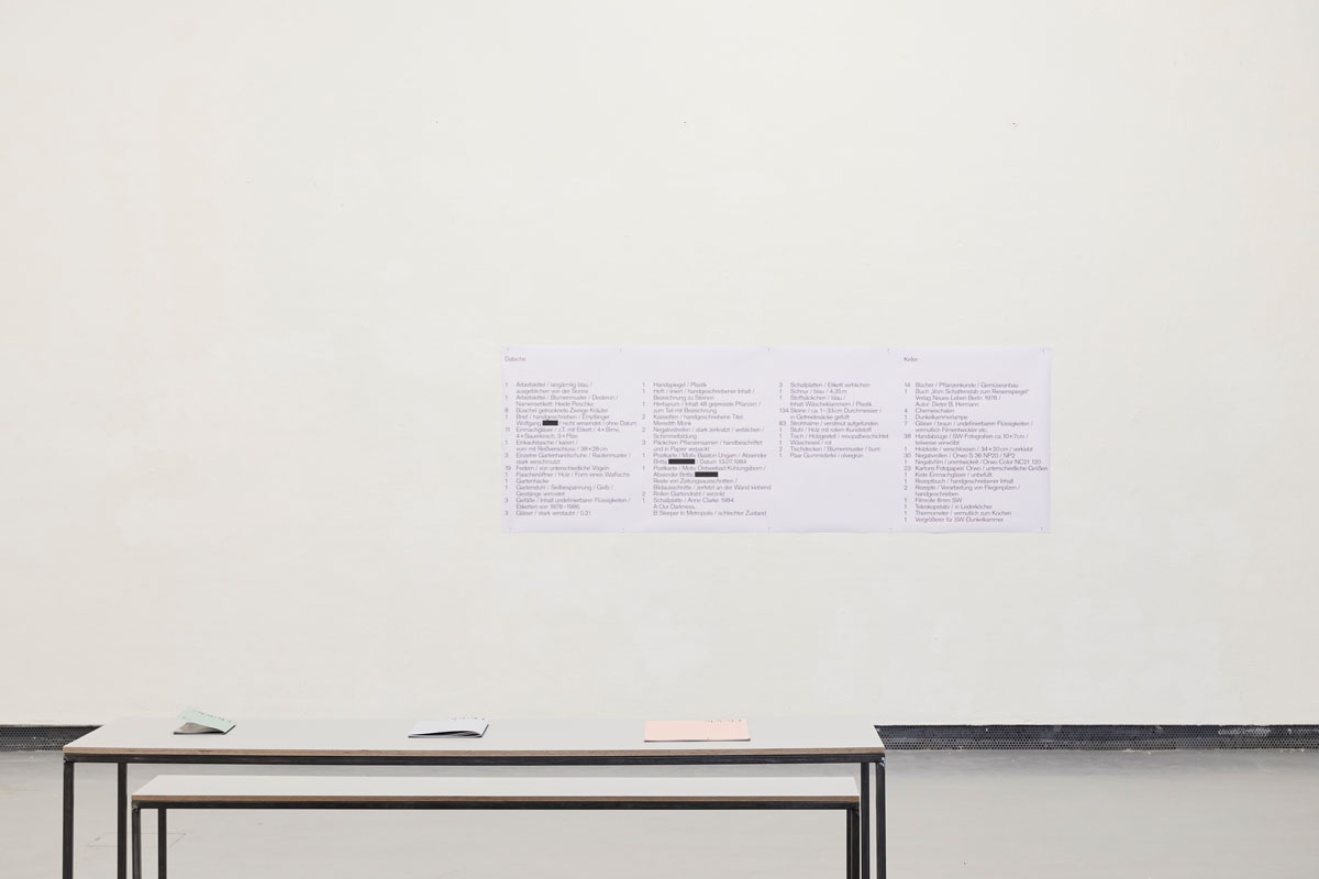 Ausstellungsansicht, Galerie der HGB Leipzig, 2019